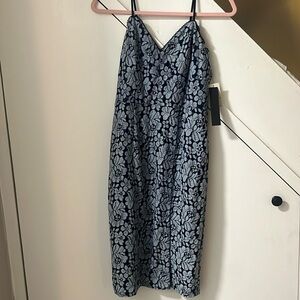 Cynthia Steffe blue flower lace dress